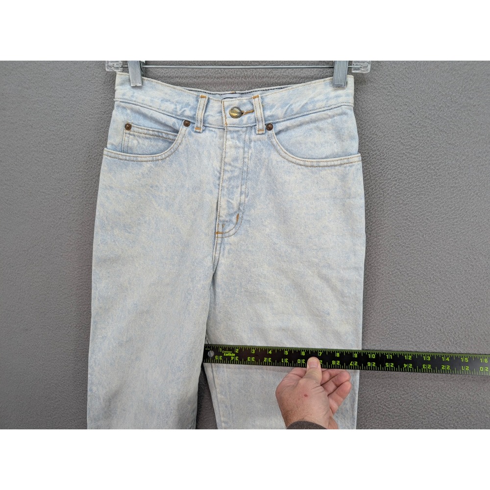 Vintage Palmettos High Waist Mom Jeans Light Wash Denim Size 5 Women's Cotton - Picture 7 of 14
